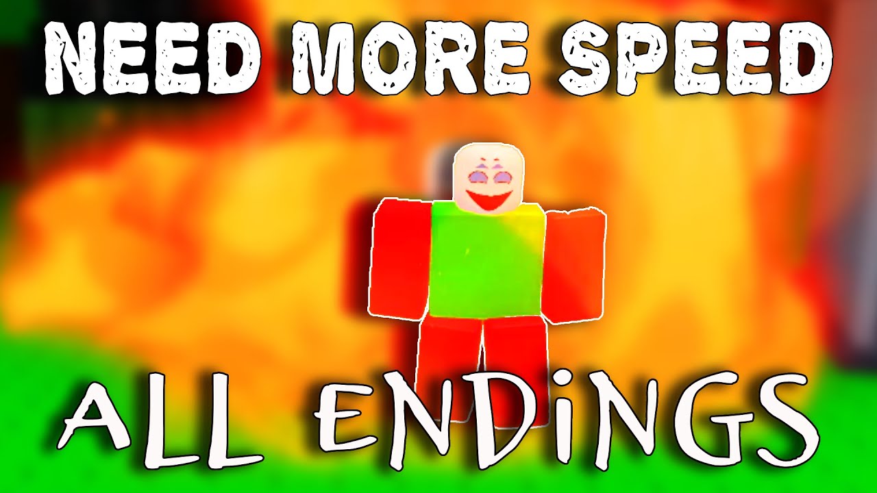 👟 NEED MORE SPEED 👟 - All Endings [ROBLOX]