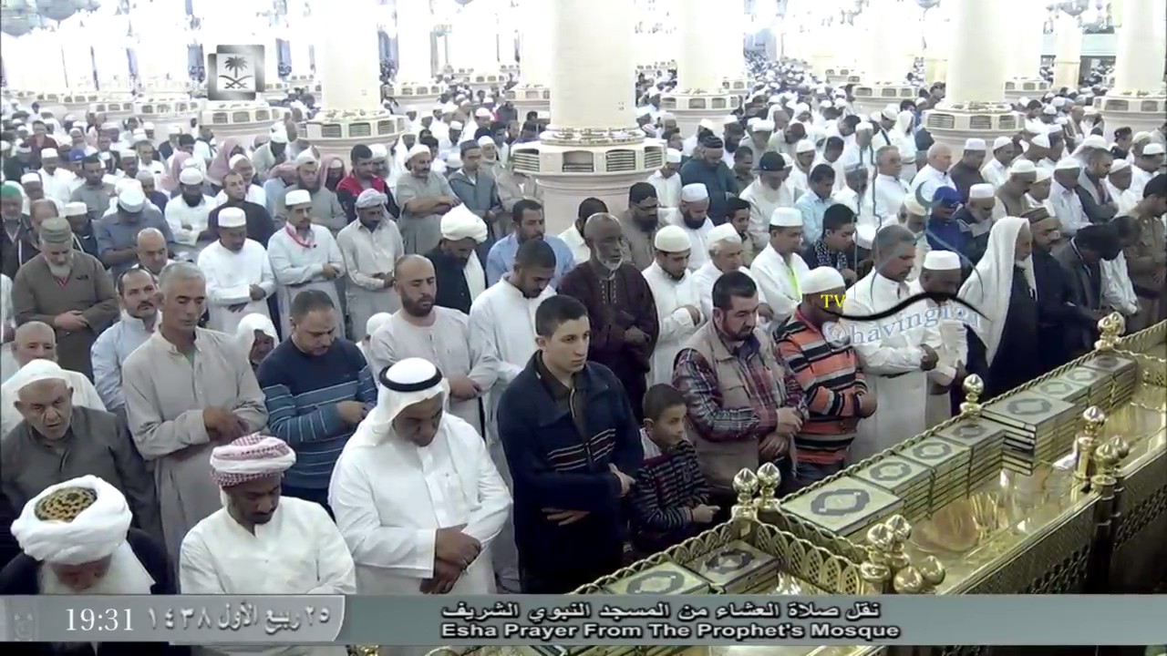 صلاة العشاء السبت 25-3-1438 للشيخ صلاح البدير