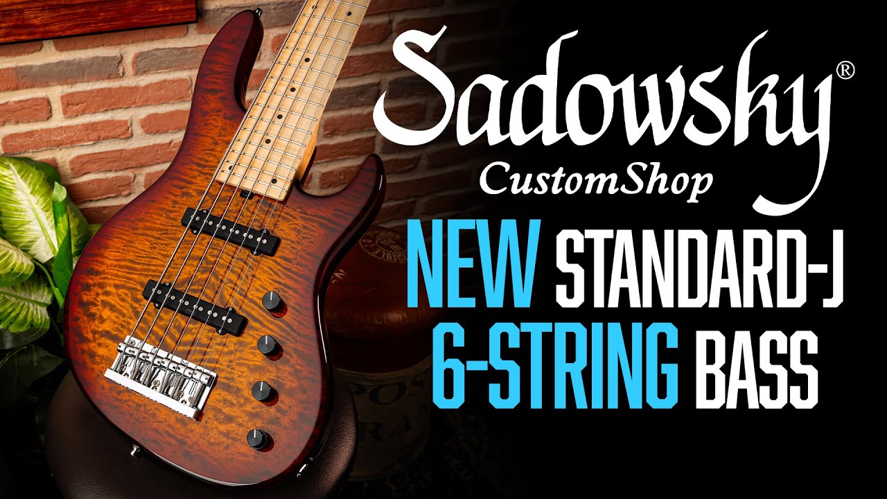FIRST LOOK: The New SADOWSKY SIX-STRING Bass from Germany! | Demo with Lars Lehmann