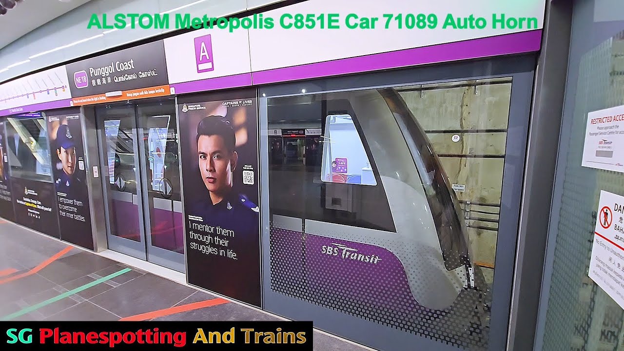 [First Catch ALS E Horn] SBST NEL ALS M C851E Departs NE18 Punggol Coast [Withdrawn To SKD]