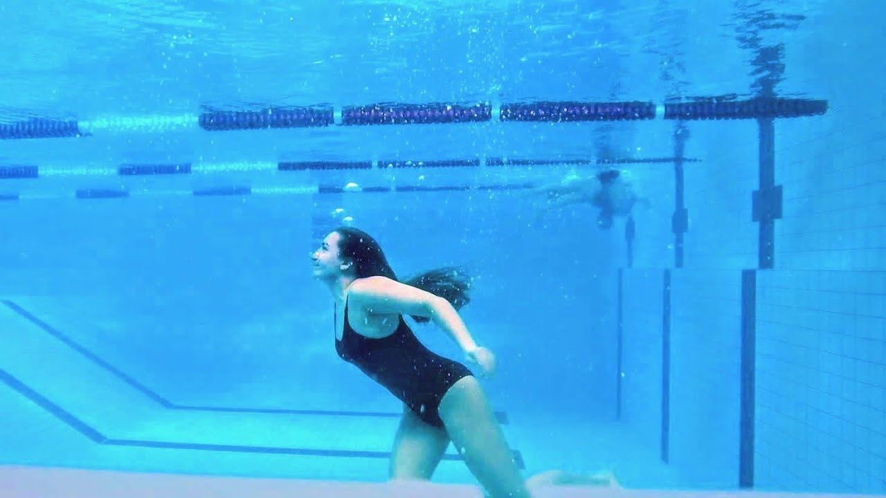 Underwater Swimming Alone In The Pool - Nobsi Compilation