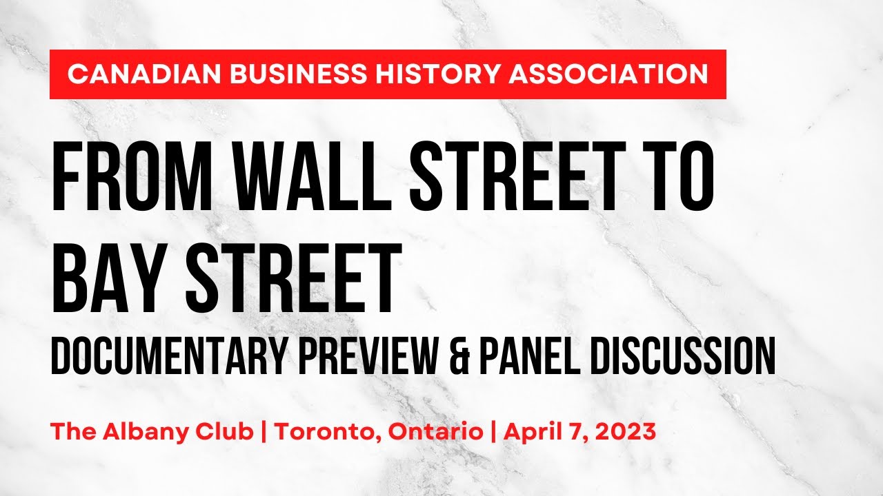 From Wall Street to Bay Street, Documentary Preview and Panel Discussion