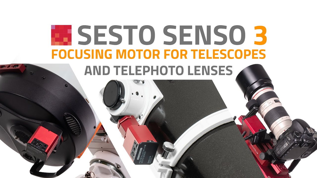 SESTO SENSO 3 focusing motors: One platform, three models for any telescope or telephoto lens