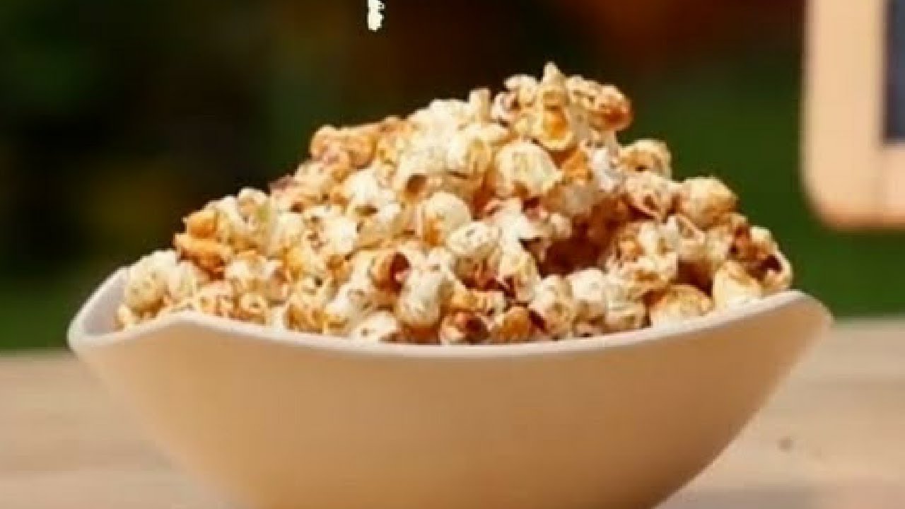 How To Make Healthy Homemade Caramel Popcorn || Saffron Trail Kitchen || Vegetarian Kid's Recipes