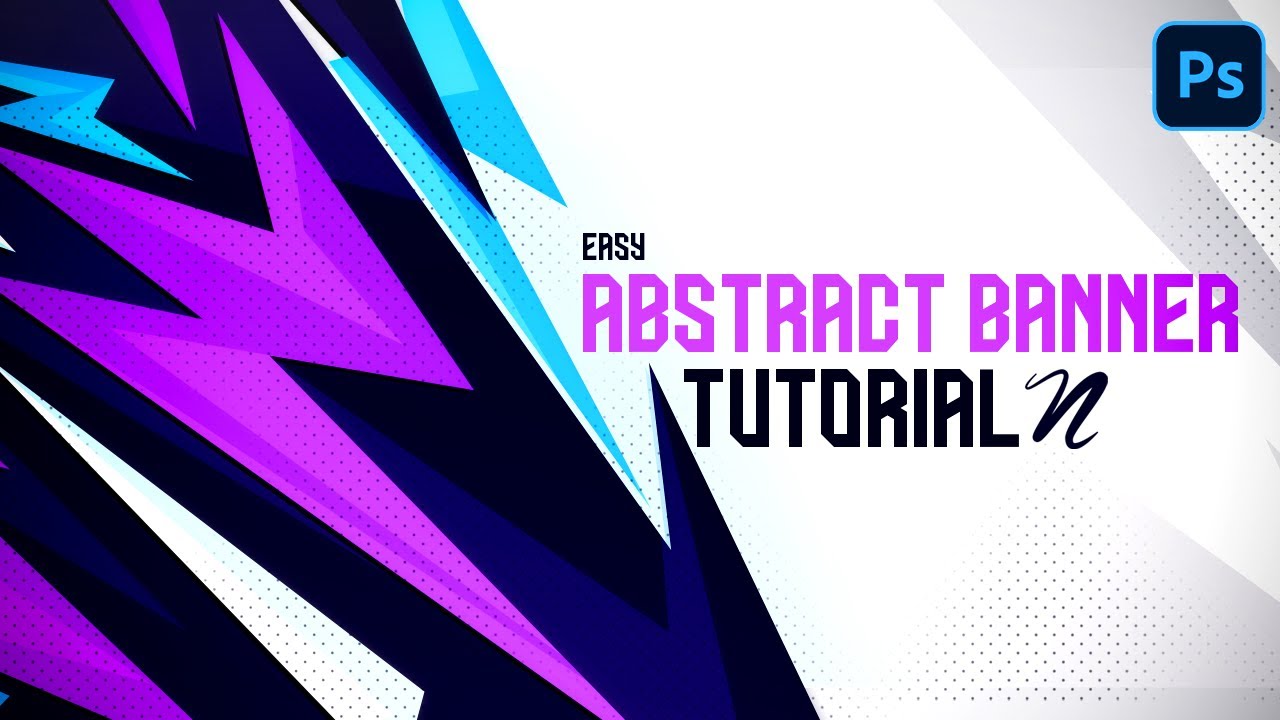 Easy Abstract Banner/Background Photoshop Tutorial