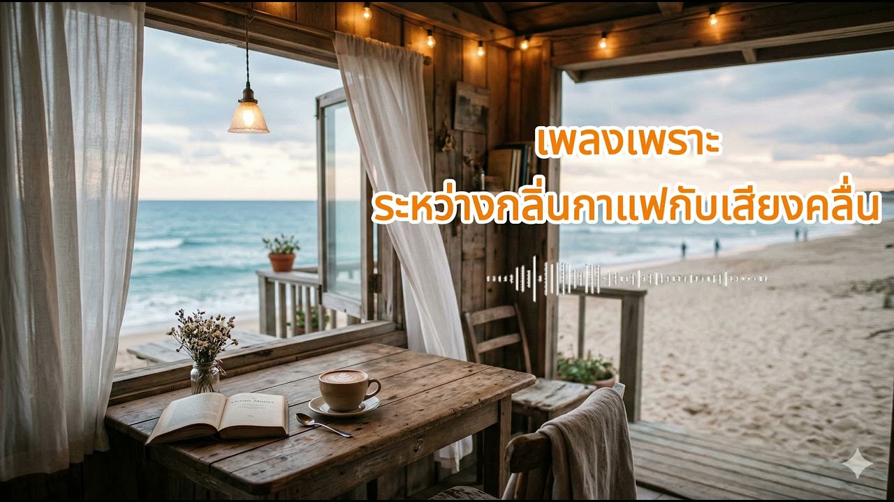 เพลงเพราะ ระหว่างกลิ่นกาแฟกับเสียงคลื่น VoL 84