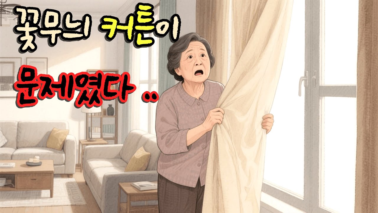 [시어머니의 고백] 내가 고른 예쁜 커튼으로, 바꿔줬을 뿐인데