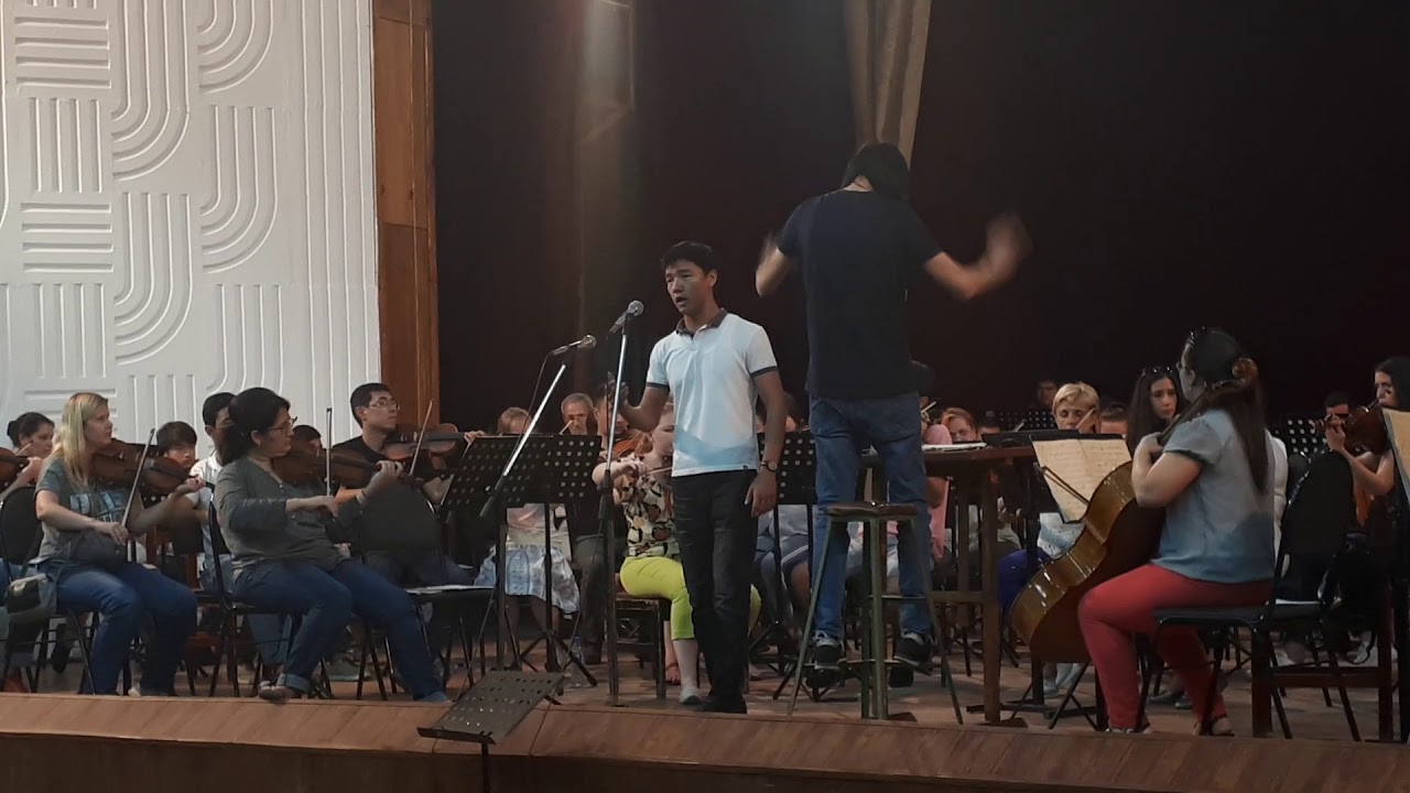 Акылбек Пиязов    Репетиция Ария Каватина Фигаро