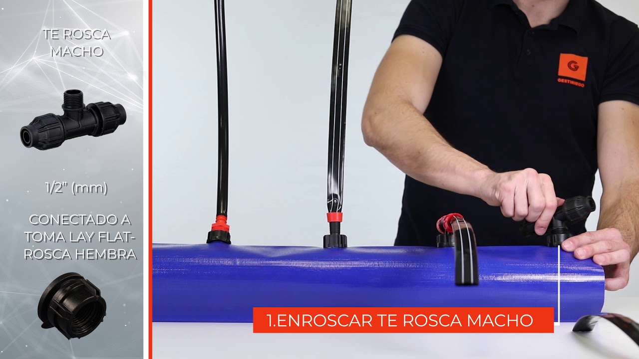 GAMA DE ACCESORIOS PARA MANGUERA PLANA LAYFLAT