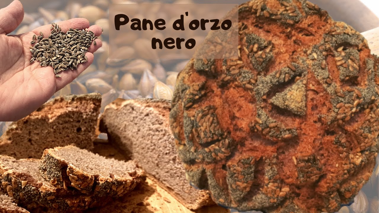 PANE D'ORZO NERO - una vera novità anche per gli occhi 🧐