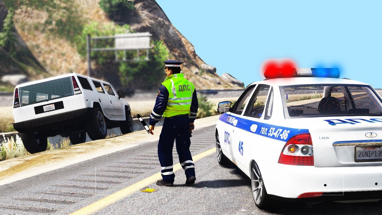 ГТА 5 - ПОЛИЦЕЙСКИЕ БУДНИ - ПОЛИЦЕЙСКИЙ ОМОН в ГТА 5 МОД (ИГРА GTA 5)