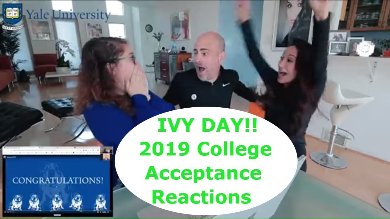 Ivy Day - College Decision Reactions 2019 Compilation