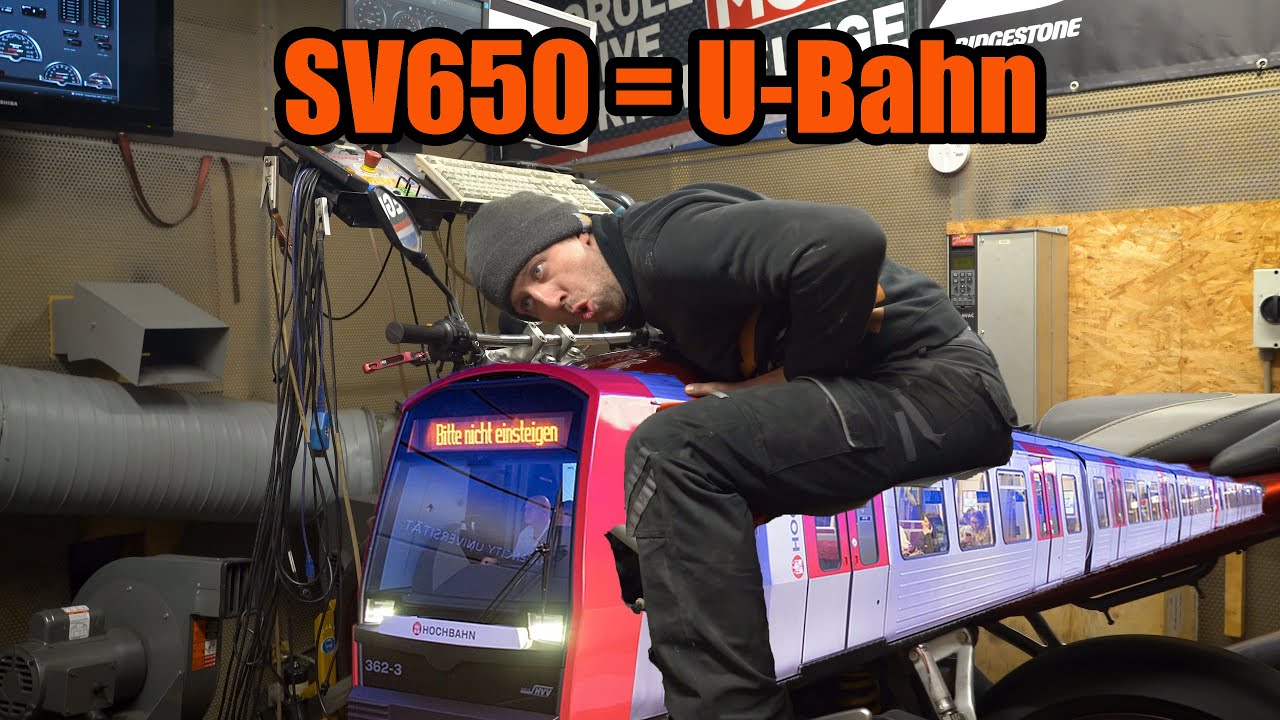 Suzuki SV650 klingt beim Anfahren wie eine U-Bahn! | Prüfstandsdiagnose offenbart SCHLIMMES