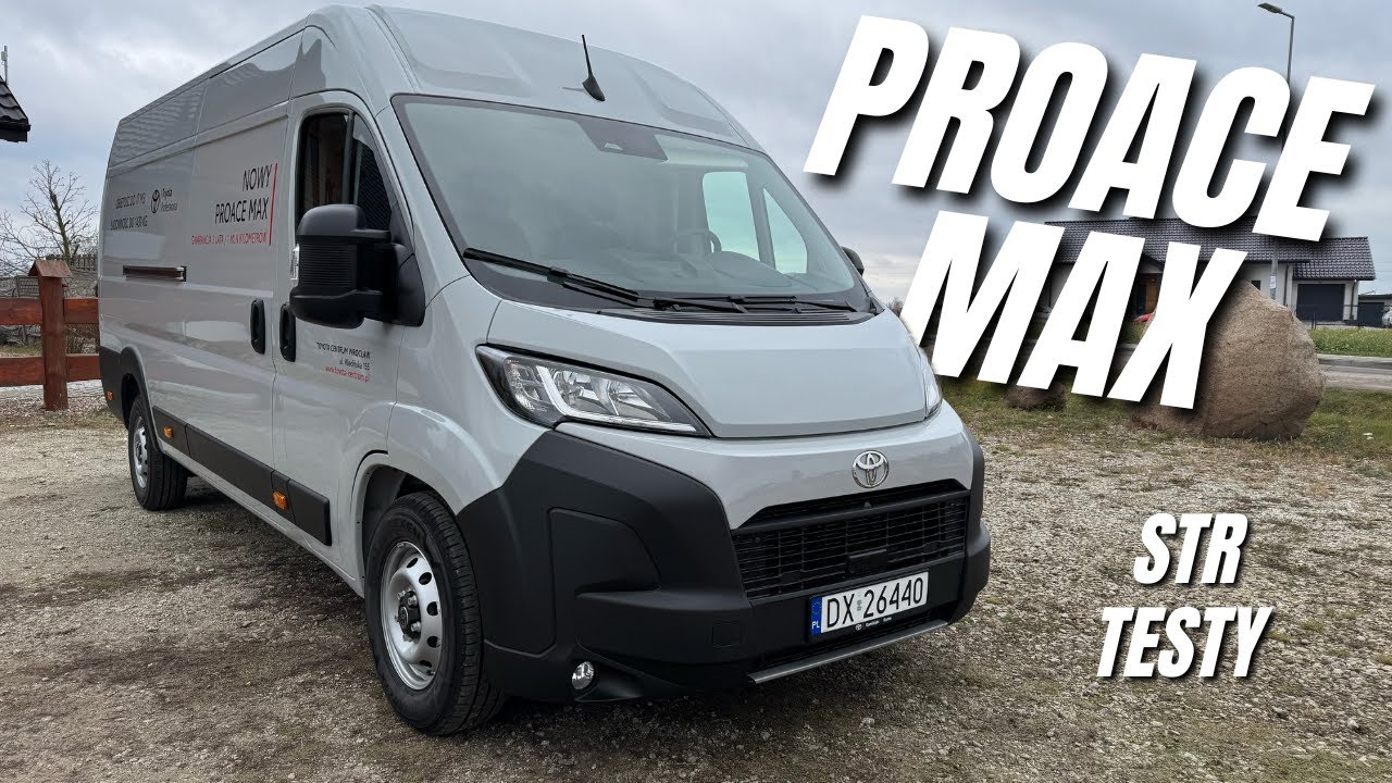 STR#377: Toyota Proace Max 2.2 D-4D 140 6MT - kawał porządnego dostawczaka