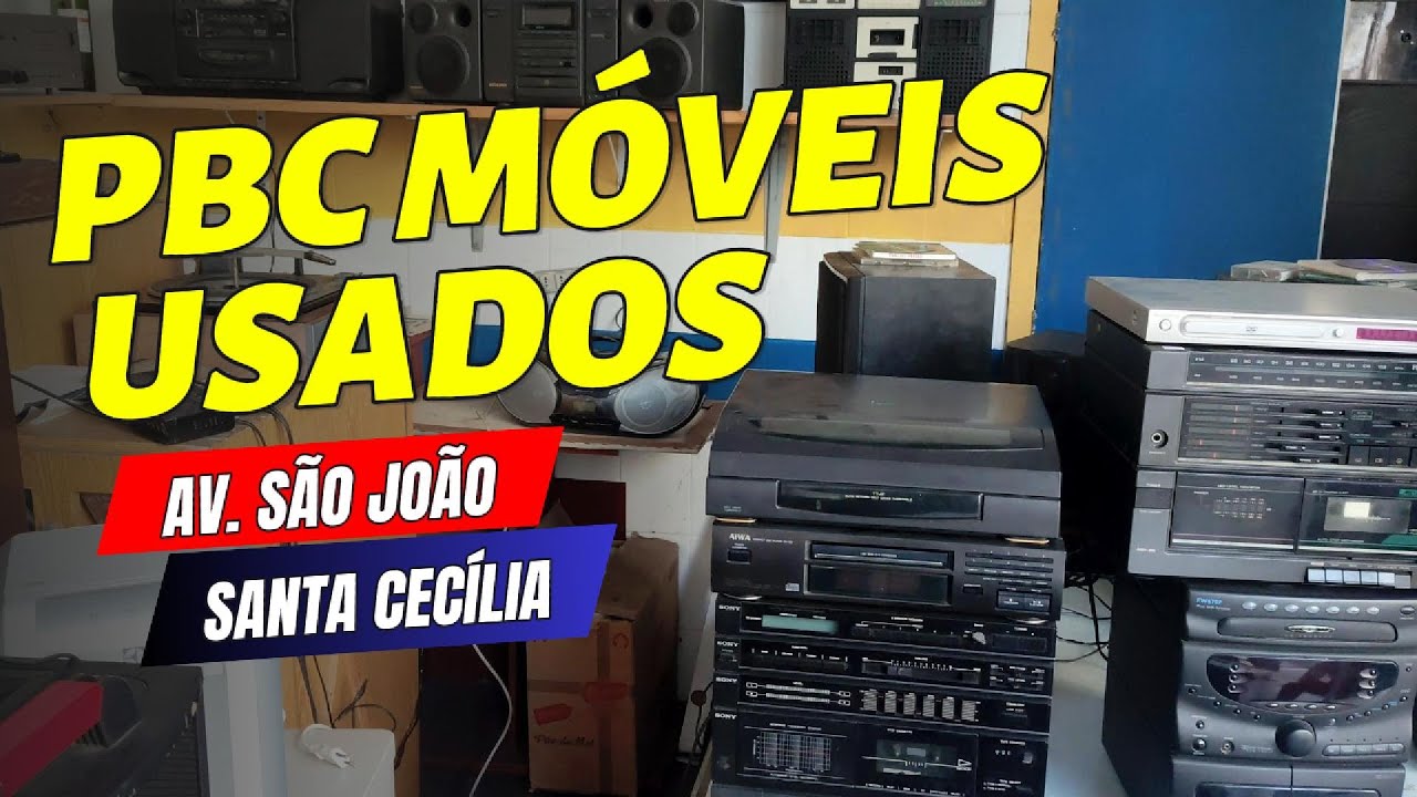 PBC MÓVEIS USADOS: Uma loja no Centro lotada de Aparelhos de Som, TVs Eletrônicos Móveis Geladeiras