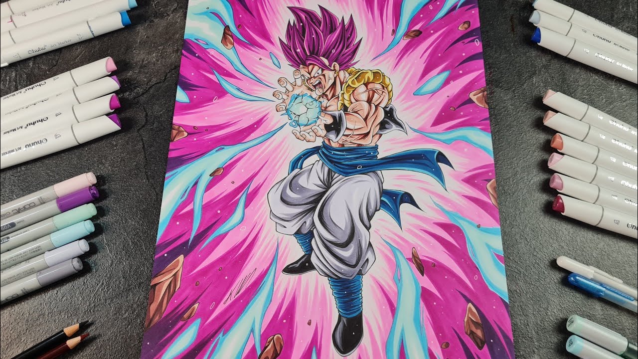 Drawing GOGETA Ultra Ego in REAL TIME