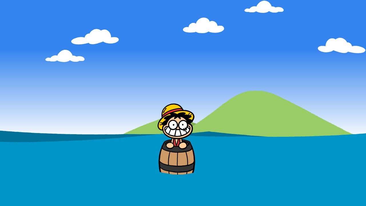 Luffy sale al mar #onepiece #recap #meme #romancedawn