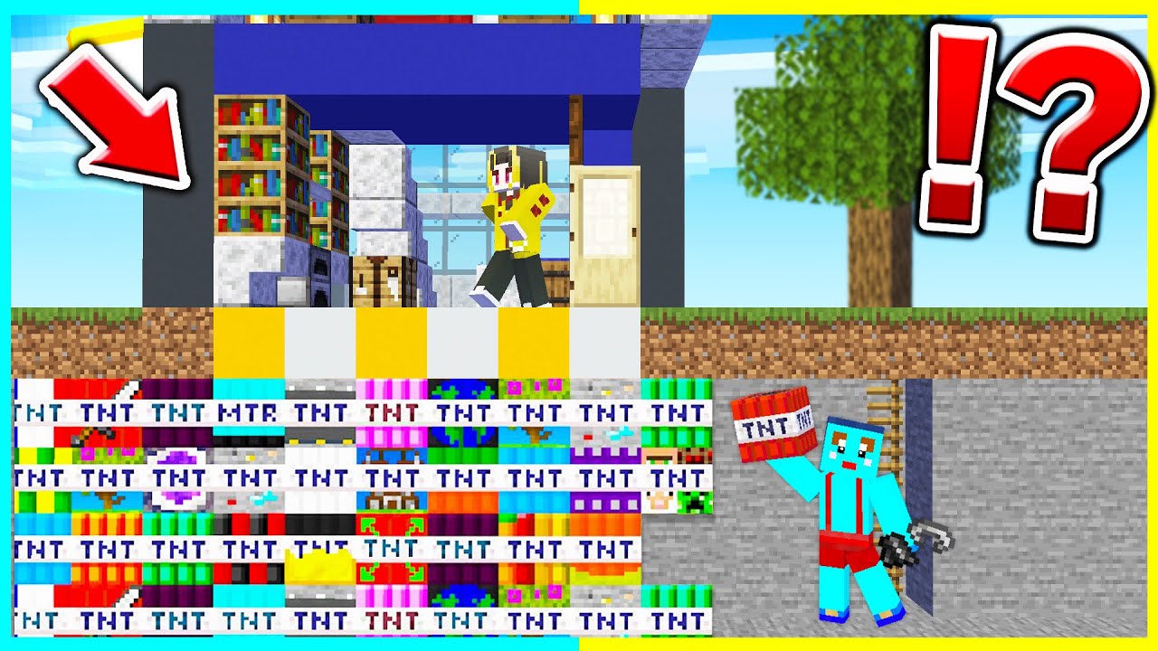 兄の引っ越し先を『チートTNT』で破壊し続けるドッキリ🔥💣 【まいくら / マインクラフト】