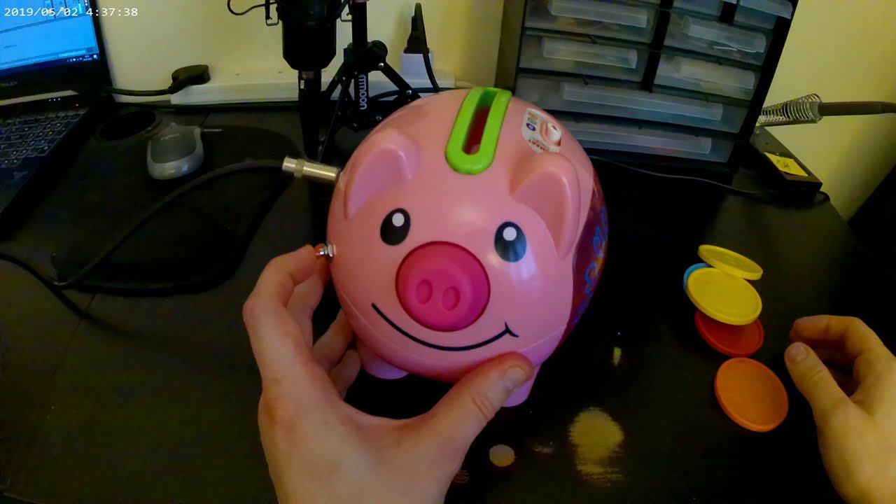 Circuit Bent Fisher Price Piggy Bank