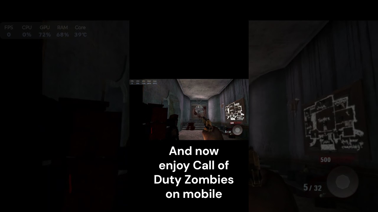 Call of Duty Black Ops Zombies on Mobile Controls Setup Dolphin 