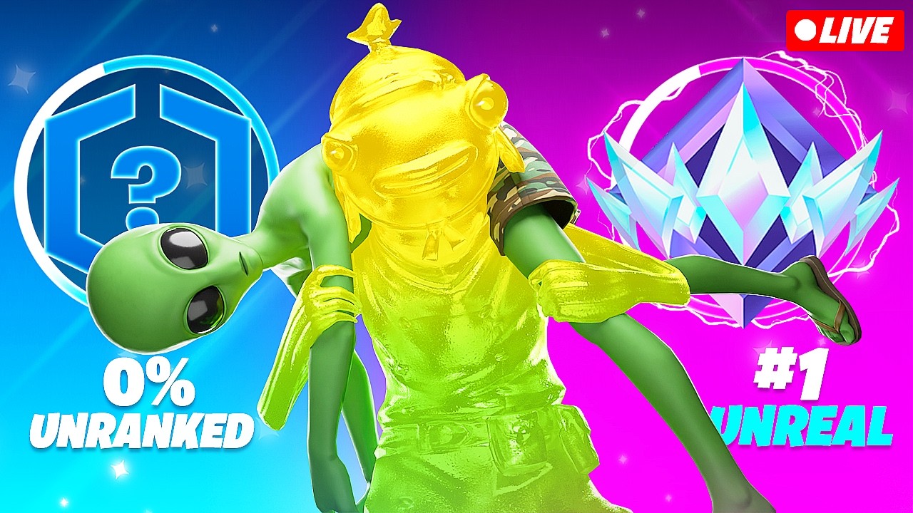 LIVE 🔴 Carrying BushCampDad From UNRANKED to UNREAL!