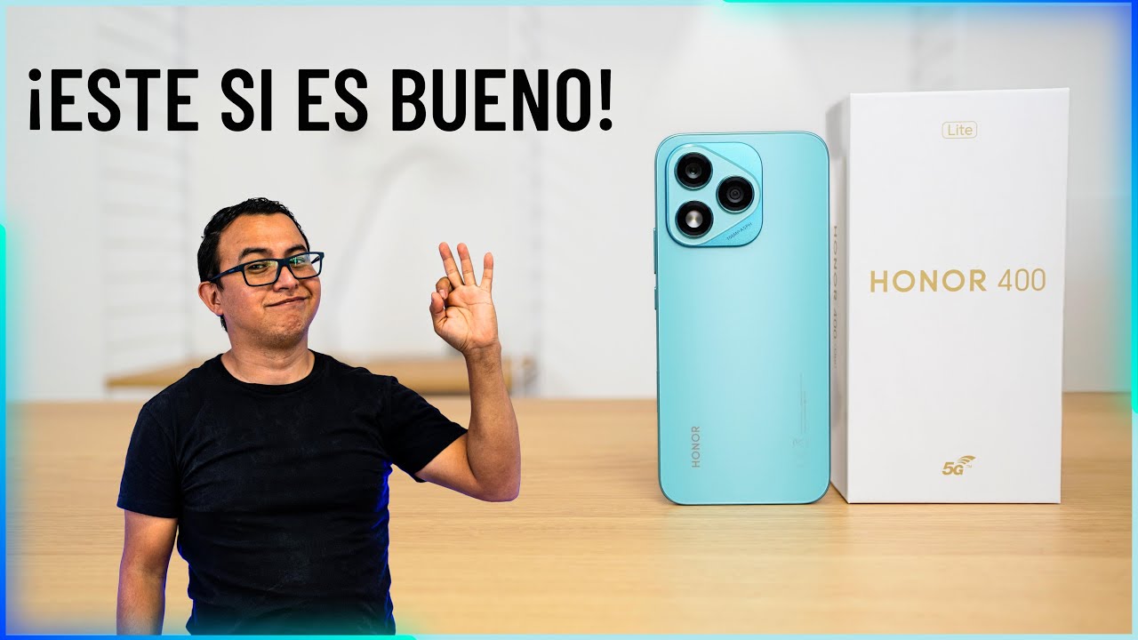 HONOR 400 Lite es resistente al agua y con botón de cámara estilo iPhone