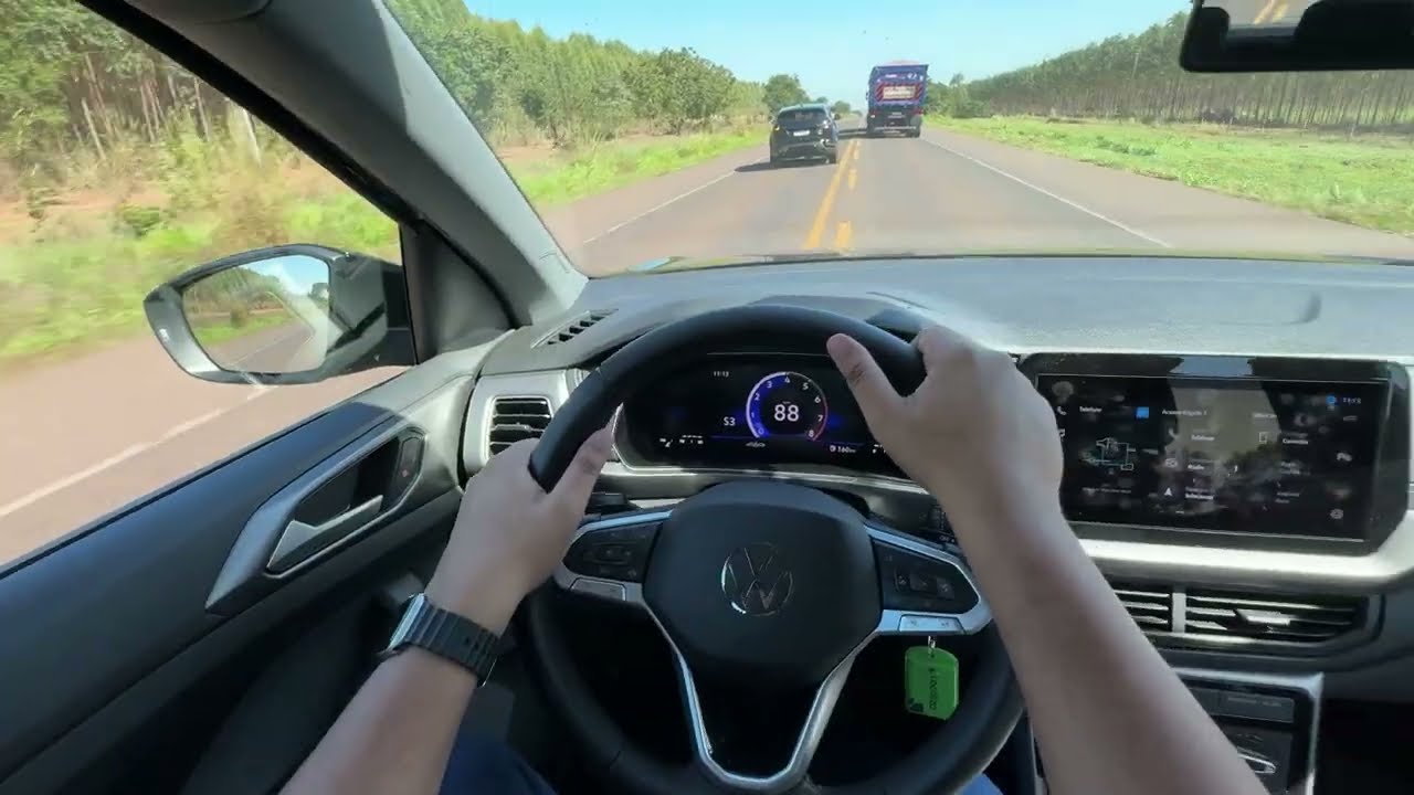 VW T-CROSS 200 TSI 2025: ULTRAPASSAGENS NO MODO SPORT!