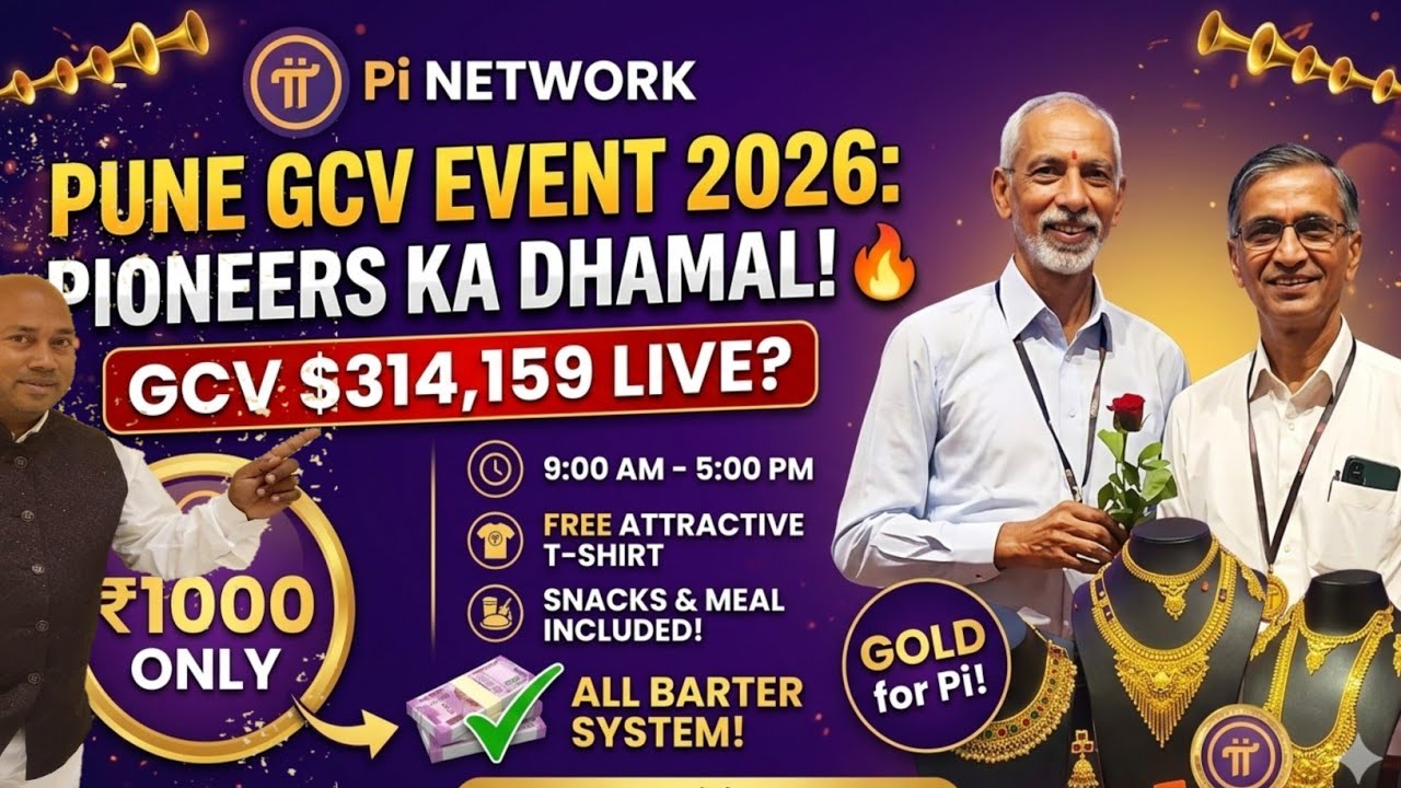 Pi Network GCV Event Pune 2026: Pioneers ne Machaya Dhamal! 🔥 GCV $314,159 Live?