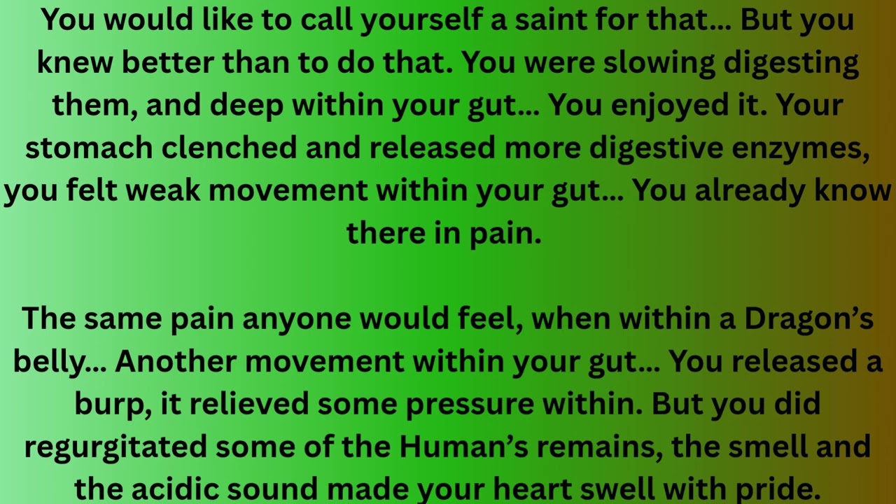 (Pred POV)  A Relaxing Digestion (Fatal Vore & Regurgitation)