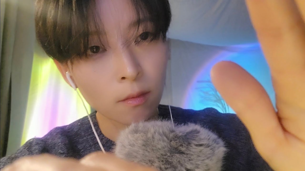 ASMR 💤팅글 폭탄 입소리와 마이크 스크래칭: 깊은 잠에 빠지는 카메라 터칭 Mouth Sounds, Hand Movement (Sub) 🤫