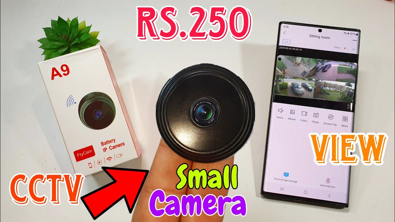 Wireless Hidden Wifi Mini Camera | A9 Mini Wifi Camera | Spy CCTV Camera With Wifi & Battery
