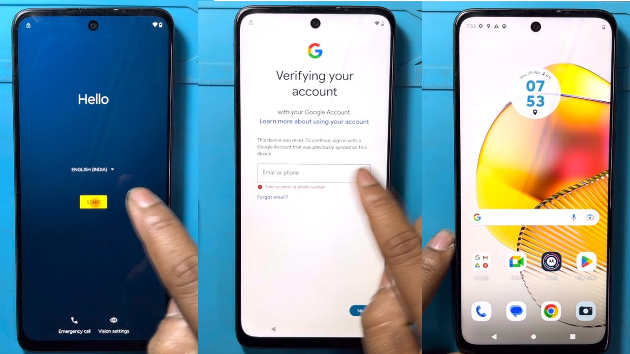 Motorola G62 5G Frp Bypass | Without Pc | Google Account Lock Unlock - Letest Security 2025