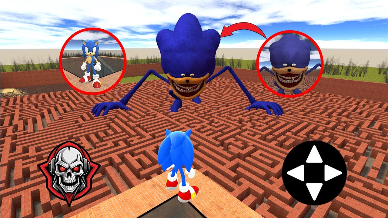 I Became Sonic exe VS Shin Sonic Epic Battle in Garry’s Mod!!