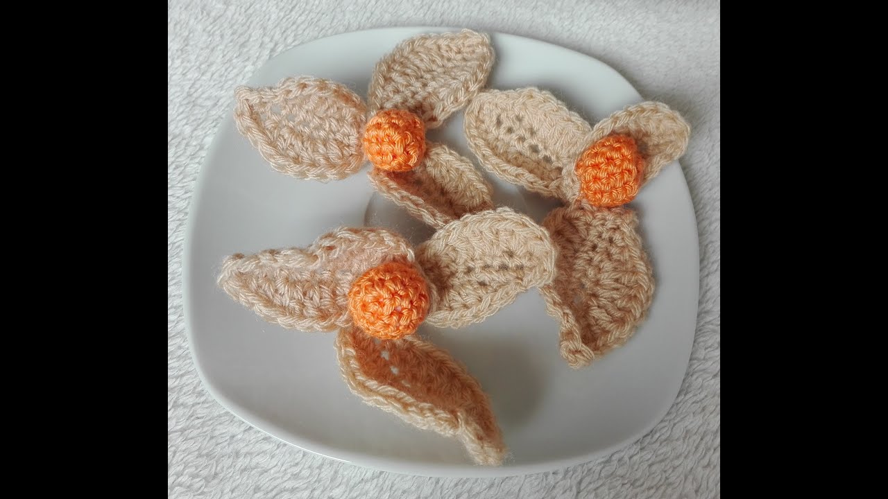 Physalis gehäkelt - Anleitung mit Video