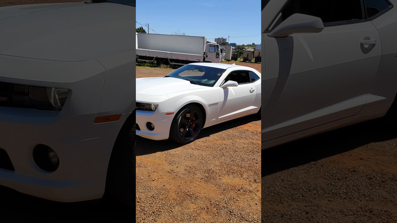 Camaro com escapamento dereto e downpipe 