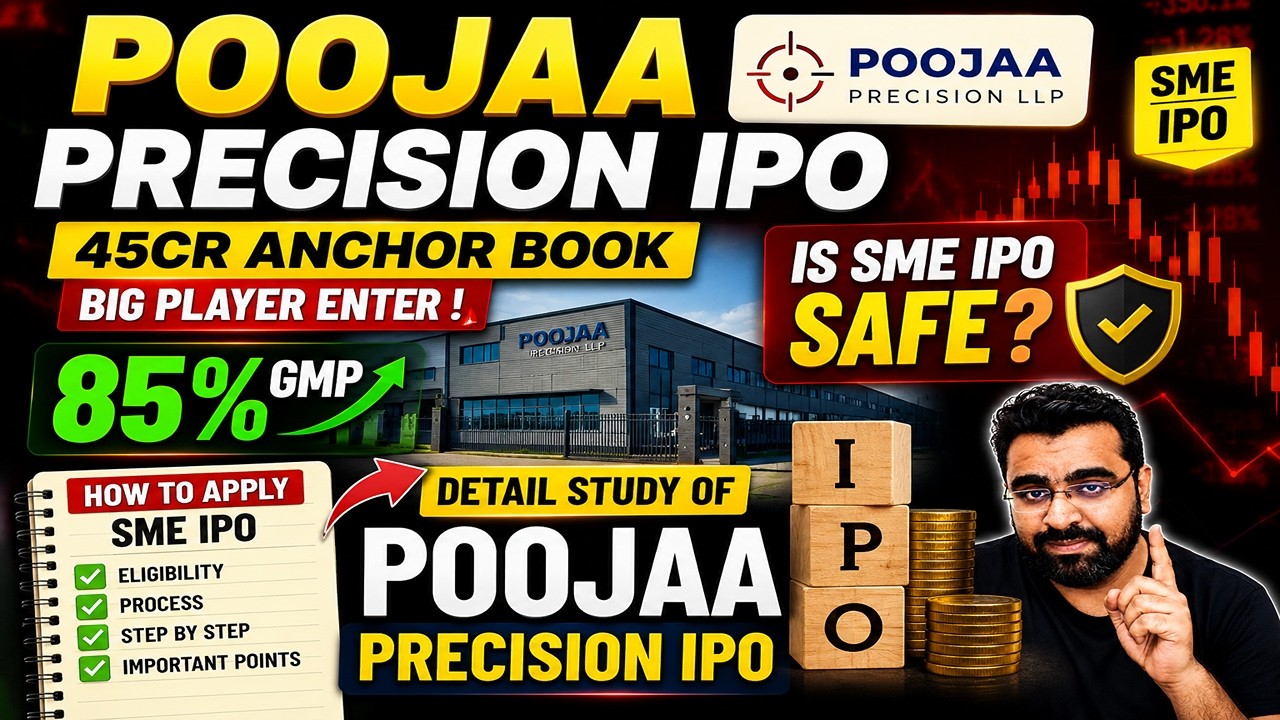 Poojaa Precision IPO Review | 85% GMP 😱 | ₹45 Cr Anchor Book | Is SME IPO Safe? Full Analysis