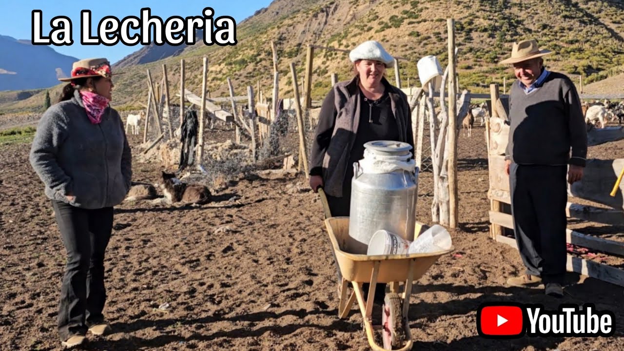 La Lecheria de Cabras en lo alto de la Cordillera del Maule Arrieros Preparan queso y sub productos