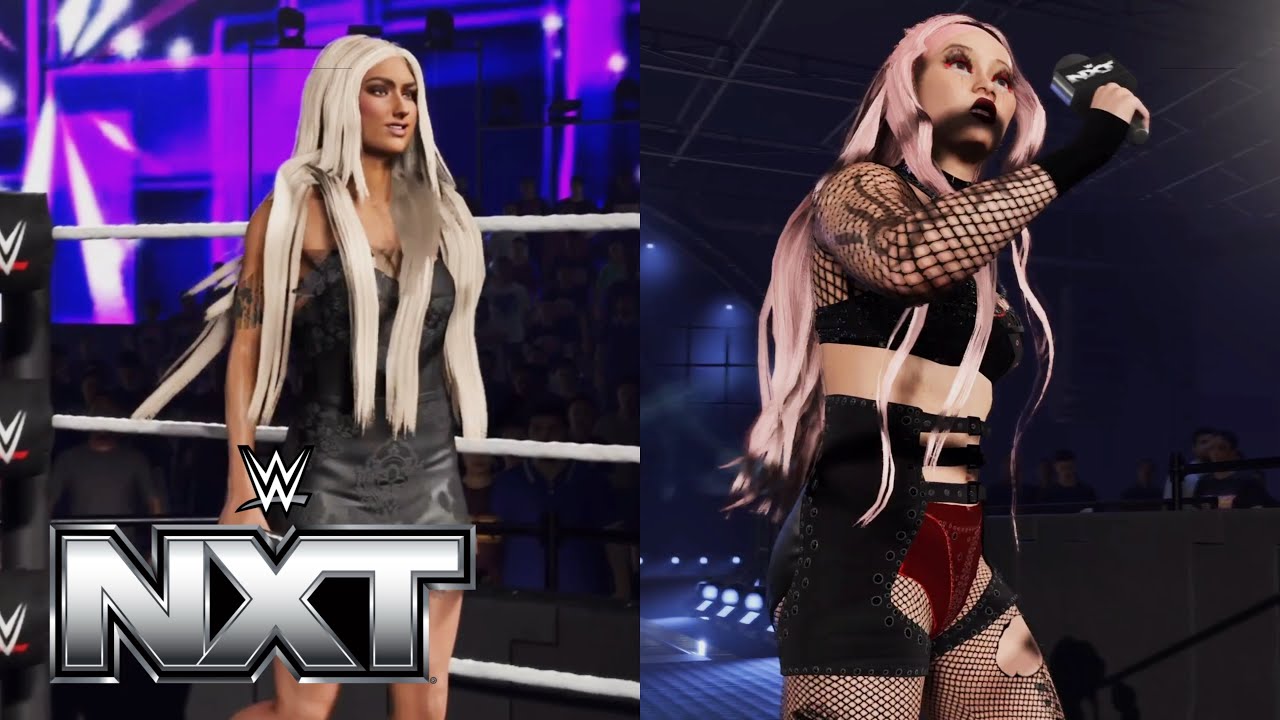 WWE 2K25 NXT : EMI & BLAKE MONROE COME FACE TO FACE