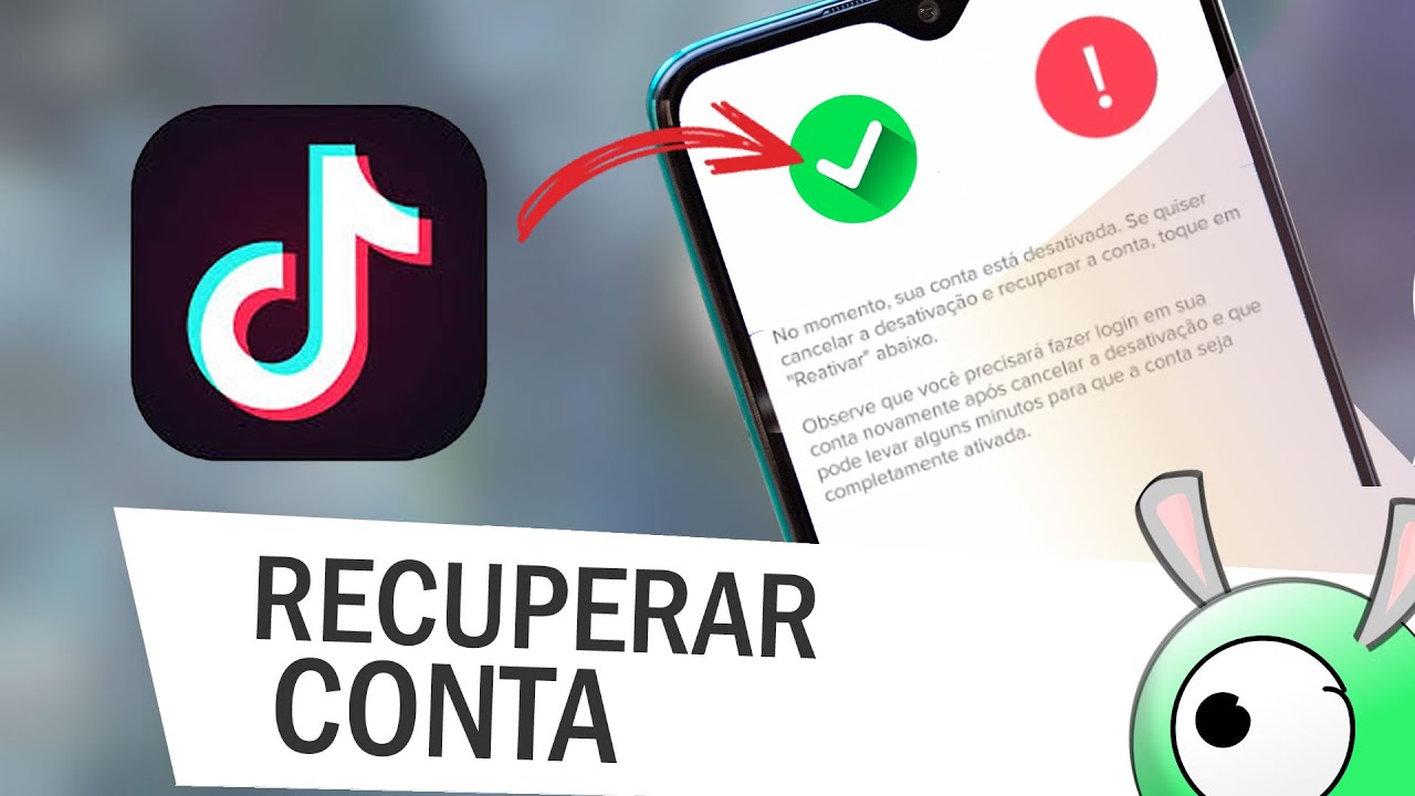 Como recuperar conta apagada do Tik Tok
