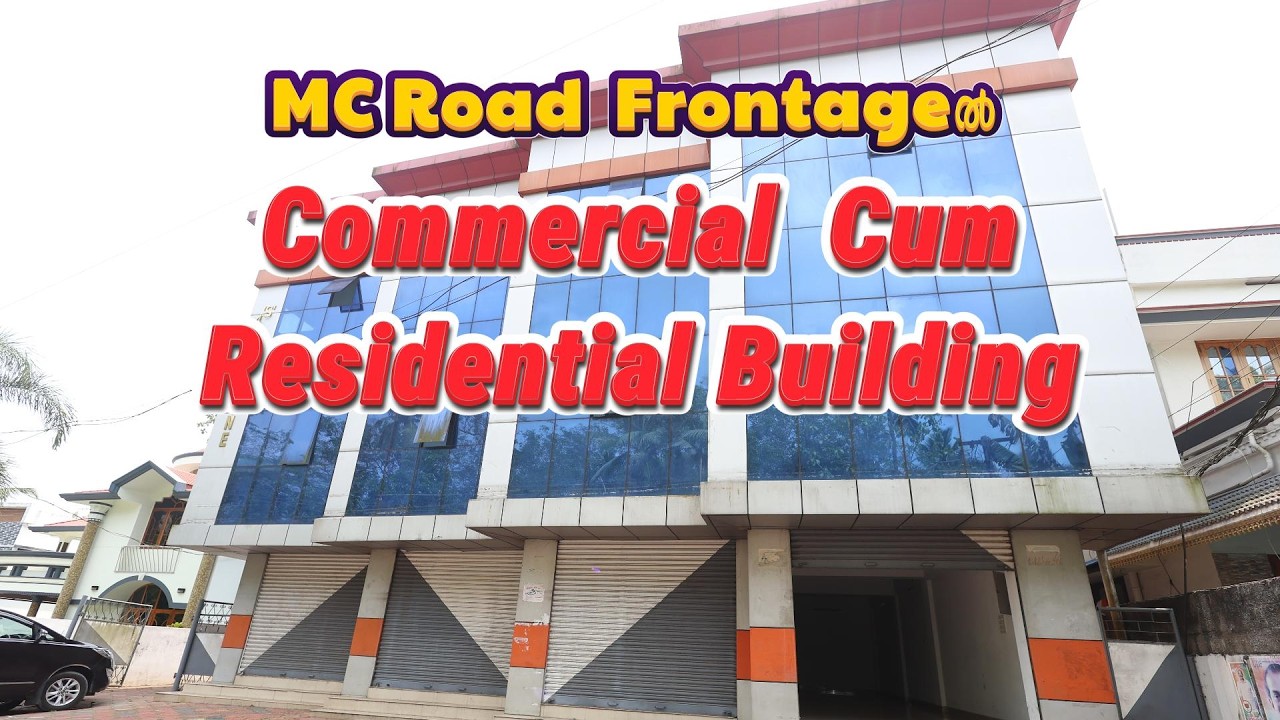 Trivandrum Vembayam MC Road Frontageൽ 14cent 6500sqft Commercial Cum Residential Building:9746278484