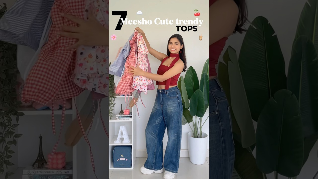 6 Meesho Trendy tops 😭🎀 #shorts #viral #meesho #youtubeshorts #meeshohaul #meeshotops #foryou