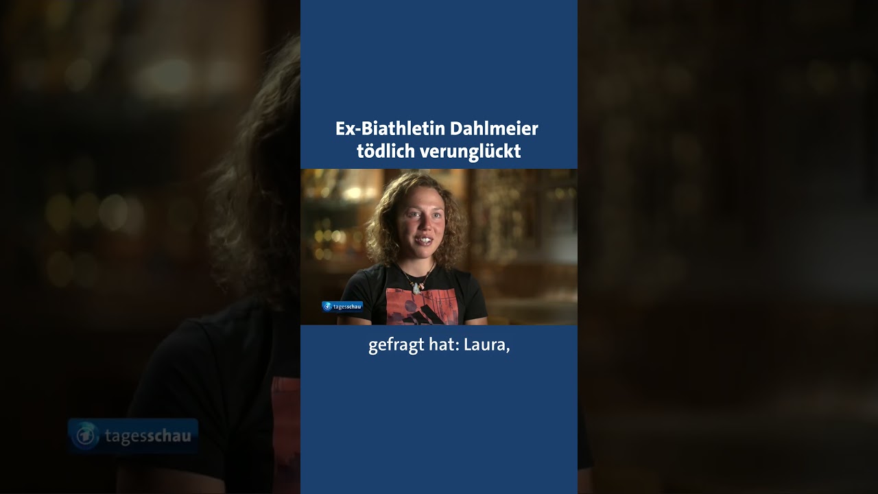 Ex-Biathletin Dahlmeier ist beim Bergsteigen in Pakistan t&ouml;dlich verungl&uuml;ckt. #dahlmeier #tagesschau