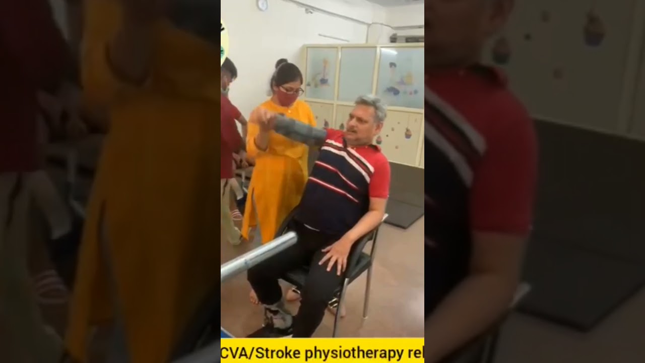 stroke rehabilitation. #trendingshorts #agra #physiotherapy #stroke #viralshorts #strokerecovery