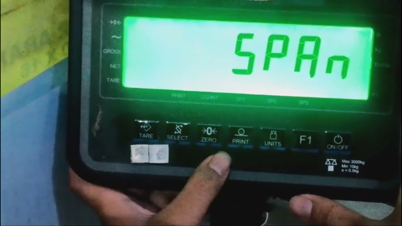 HOW TO DO SPAN CALIBRATION AVERY WEIGH-TRONIX ZM201 #weigher #loadcell #instrumentation 