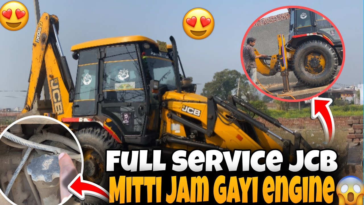 JCB Engine Ki Haat Thi!😱Full Service Mast Dhulai| JCB blog￼ daily ❤️