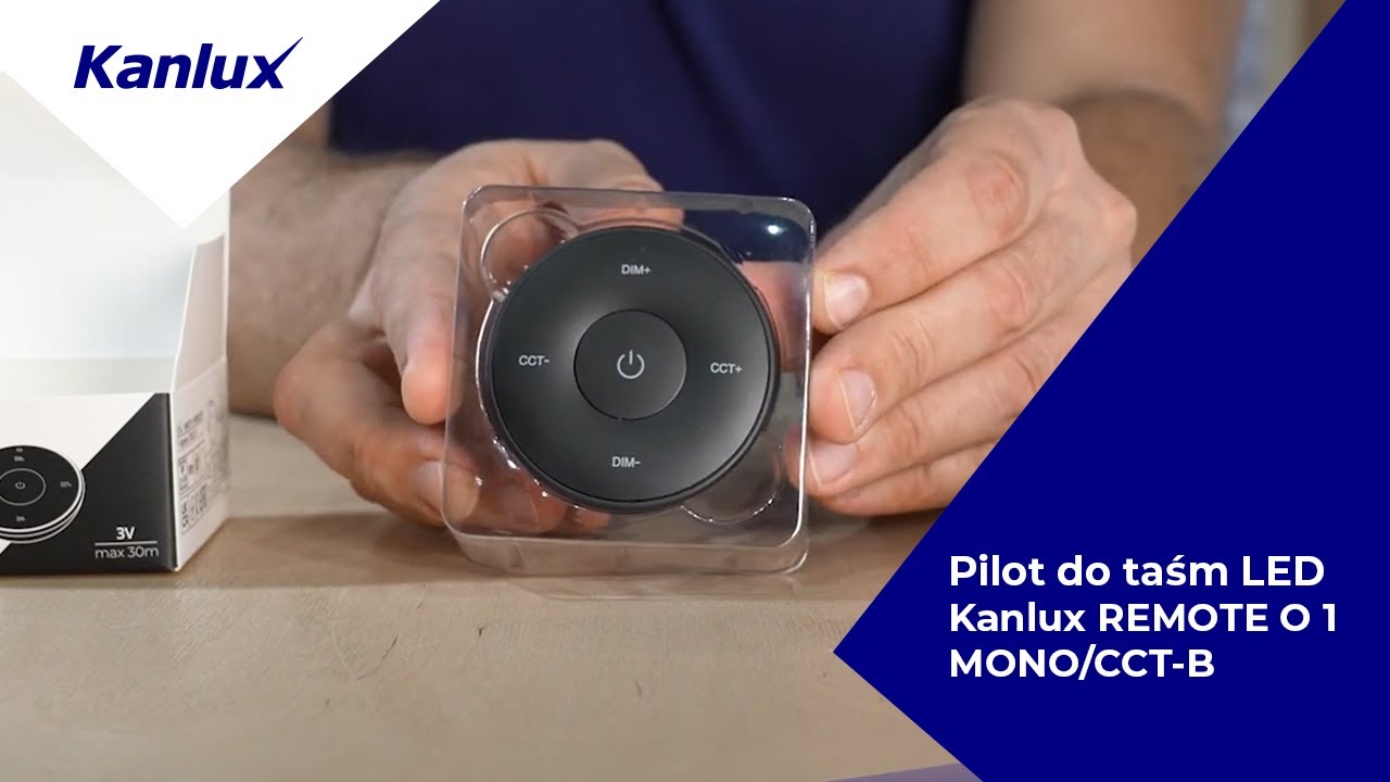 Mały pilot, wielkie możliwości! Poznaj Kanlux REMOTE O 1 MONO/CCT-B