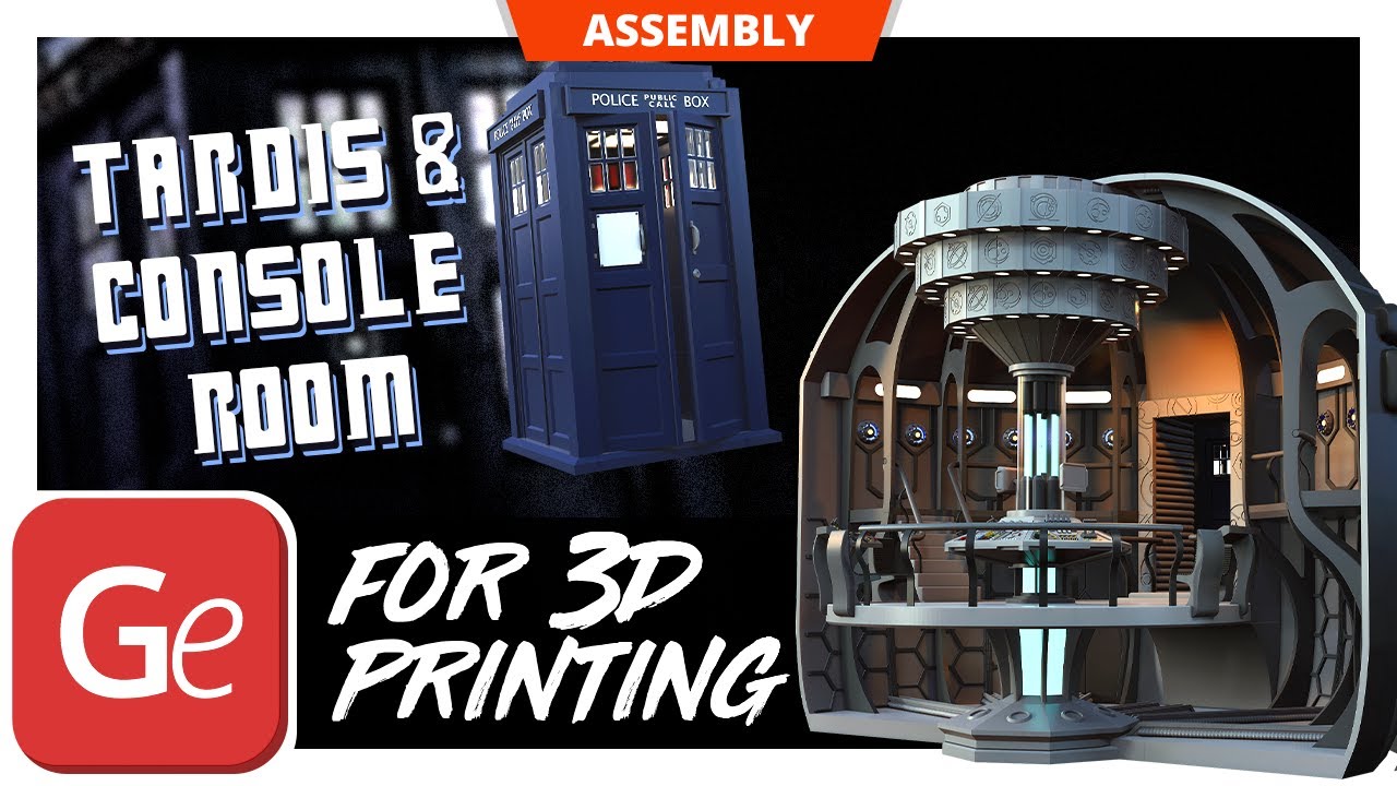 TARDIS 3D Printing Model | Assembly by Gambody