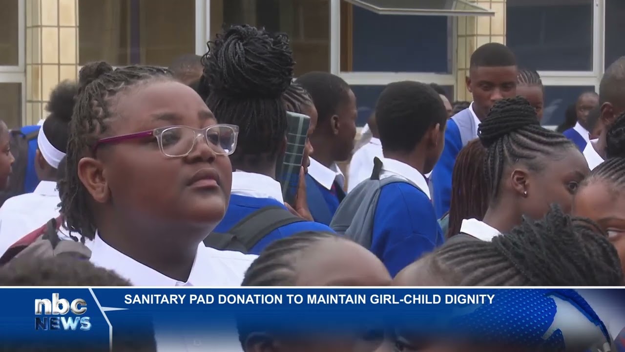 SANITARY PAD DONATION TO MAINTAIN GIRL-CHILD DIGNITY - nbc