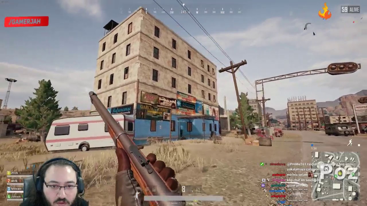Jahrein pubg oynuyor WtcNN ZEON Mithrain ile 1.b&ouml;l&uuml;m