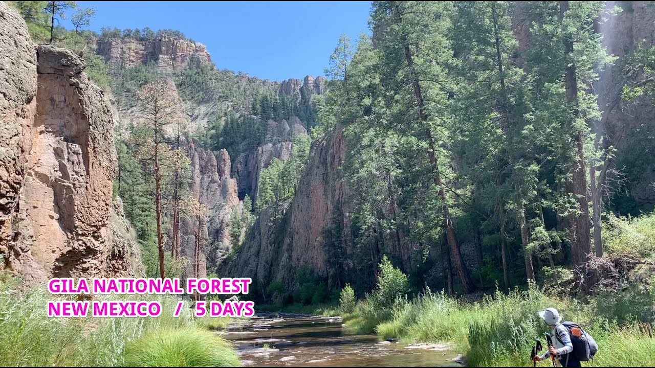 Gila National Forest -New Mexico:  - Backpacking   4 1/2 Days  ~ 60 miles.